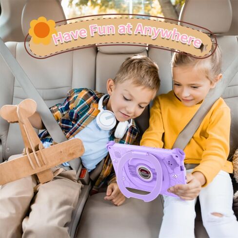 Kids Tablet 7" Toddler Learning Tablets for Child with Case 2GB RAM 32GB ROM Bluetooth WiFi GMS Parental Control Children-Tablet for Girls Boys Free Games and App Preinstalled, Pink in Saudi Arabia