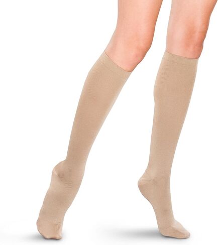 THERAFIRM Women's Support Trouser Socks - 15-20mmHg Mild Compression Dress Socks in Kuwait