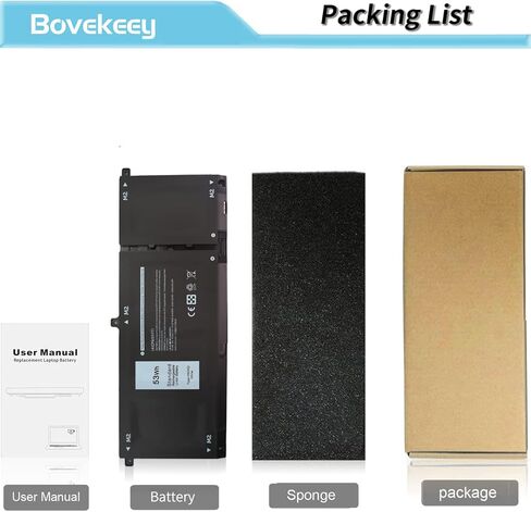 86WH 69KF2 بطارية 11.4 فولت لـ Dell Alienware M15 M17 R3 R4 R5 R6 R7 ، XPS 15 9500 9510 9520 ، Precision 5550 5560 5570 ، G7 15 7500 7620 ، in Kuwait