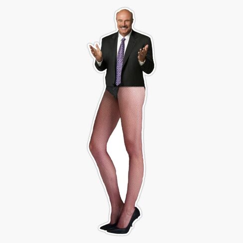 MAGNET Dr Phil Magnetic Vinyl Sticker Decal Magnet 5" in Saudi Arabia