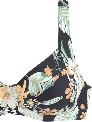 LASCANA Women's Tropical Print Underwire Bikini Top in Saudi Arabia