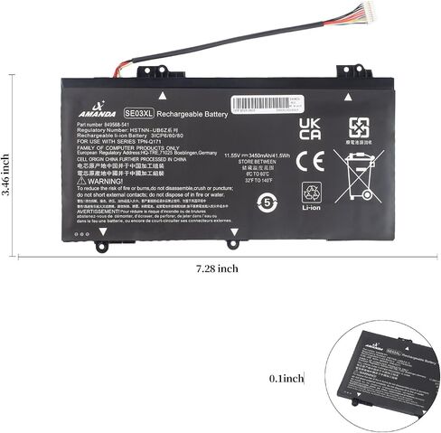 715050-001 PX03XL PXO3XL Notebook Battery for HP Envy 14 Touchsmart M6 M6-K 14-K Sleekbook M6-K125DX M6-K015DX M6-K025DX M6-K010DX M6-K022DX 14- K112NR 714762-1C1 TPN-C109 TPN-C110 TPN-C111 in Saudi Arabia