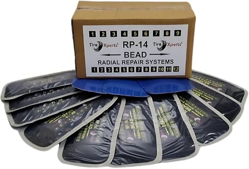 Heavy Duty Radial Tire Repair Patch Kit – Emergency Tire Plug and Patch Tool for Cars, Trucks, Buses, and Tractors 5.7 x 2.95 inch (20 PCS) in Saudi Arabia
