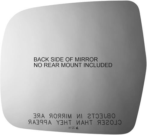 Fits 90-95 4Runner, 93-98 T100 Right Passenger Convex Power Mirror Glass Lens w/Adhesive USA no Backing Plate in Kuwait