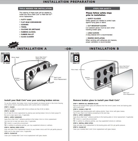 Fits 90-95 4Runner, 93-98 T100 Right Passenger Convex Power Mirror Glass Lens w/Adhesive USA no Backing Plate in Kuwait