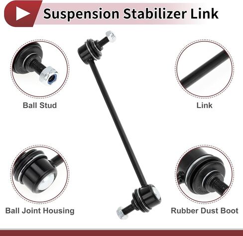 No.K750011/K200751 Rear Stabilizer Bar Links with 2 Pcs Bushing for Toyota Camry 2007-2011 for Lexus ES350 2007-2012 Sway Bar Link Kits 1 Set in Saudi Arabia