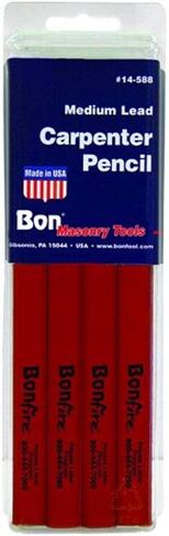 Bon Tool 84-843 Pencil - White Casing Medium Red Lead - (72/Pkg) in Kuwait
