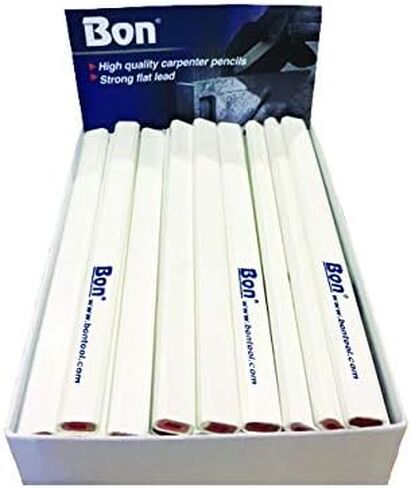 Bon Tool 84-843 Pencil - White Casing Medium Red Lead - (72/Pkg) in Kuwait