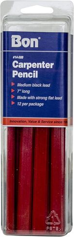 Bon Tool 84-843 Pencil - White Casing Medium Red Lead - (72/Pkg) in Kuwait