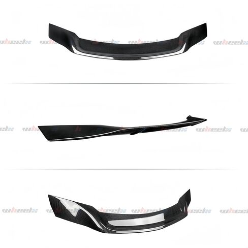 Rear Spoiler Compatible with 2008-2014 Benz W204 C Class, R Style Duckbill Fits for C180 C200 C250 C300 C350 C63 AMG 4 Door Sedan, Trunk Tail Deck Lid Wing Lip (Carbon Fiber Pattern) in Kuwait