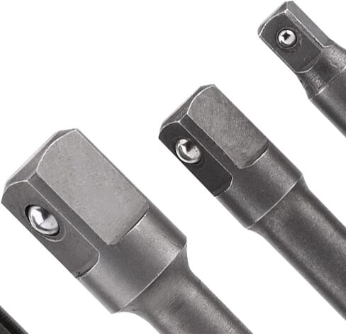 4pcs SDS Plus Adapter ، 1/4 Sex Socket Socke Adapter ، 1/4 3/8 1/2 Impact SDS Plus محول المقبس لمجموعة لتدريبات مسامير وصواميل ومحركات أقراص محمولة in Kuwait