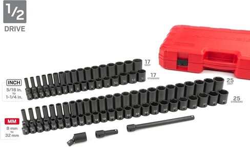 Tekton 1/4 ، 3/8 ، 1/2 بوصة محرك أقراص 6 نقاط محرك مع القضبان والصواني ، 230 قطعة (5/32-1-1/2 في. ، 4-38 مم) | SID99200 in Kuwait