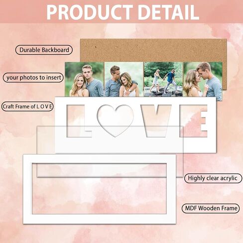 Mom Picture Frame تذكار ، إطار صور الأم لعرض الطاولة ، هدايا يوم الأم لأمي من ابنته ، هدية أمي لعيد ميلاد عيد الأم ، عرض 3 صور 4 × 6 '' ، أفضل أمي في العالم in Kuwait