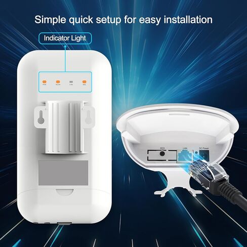 2025 Outdoor WiFi Extender，IP65 Weatherproof，WiFi Booster and Signal Amplifier，Outdoor WiFi Extender for Farm，Courtyard，Factory，Campsite in Saudi Arabia