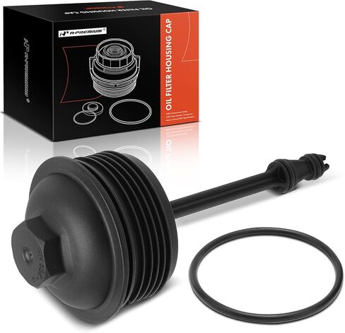A-Premium Filter Filter Cape Capebly متوافق مع Volkswagen Passat 2012-2015 و Audi Q3 Quattro 2015-2017 ، 2.0L ، غطاء سكني مرشح الزيت ، استبدل# 03L115433 in Saudi Arabia