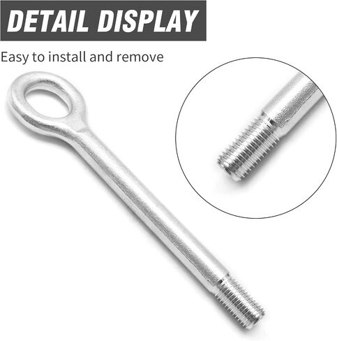 51798113 Tow Eye Recovery Hook, Replacement for Jeep Renegade 2016 2017 2018 2019 2020 2021, Replaces 53353413 161288278 68256663AA in Saudi Arabia