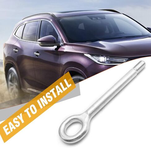 51798113 Tow Eye Recovery Hook, Replacement for Jeep Renegade 2016 2017 2018 2019 2020 2021, Replaces 53353413 161288278 68256663AA in Saudi Arabia