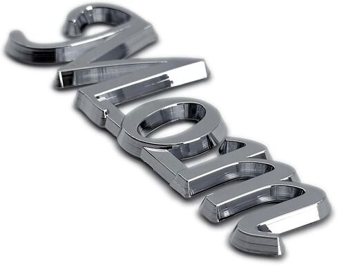 Elektroplate Mom OEM Chrome Emblem for Cars, Trucks, and All Auto | Universal Fit at 1.25" x 3.25" | Weatherproof in Saudi Arabia