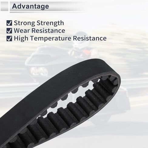137T Drive Belt V-Belt for Harley Davidson Sportster XL1200C XL1200R XL1200L 2004-2006 No.40571-04B/1204-0085 in Saudi Arabia