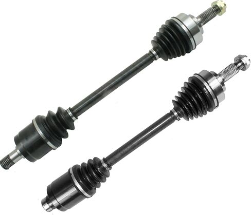 DTA HO20122334X Front Left Right Pair - 2 New Premium CV Axles Compatible with 2004-2006 Acura TL Manual Trans Only; 2007-2008 TL Type S 3.5L Manual Transmission Only in Saudi Arabia