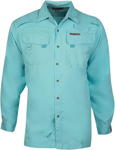 Hook & Tackle® Men's Seacliff 2.0 | كم طويل | تنفيس | UV Sun Protection | قميص الصيد الأداء in Kuwait