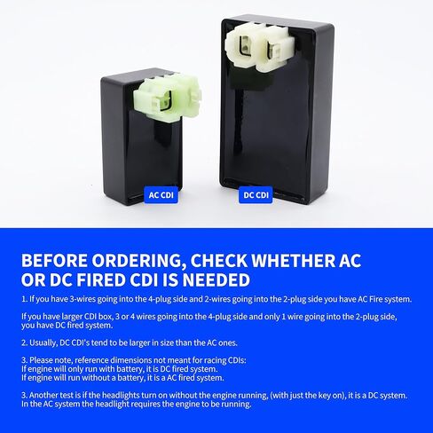6 دبوس AC CDI Box استبدال لـ GY6 49CC 50CC 70CC 90CC 125CC 150CC ATV TAOTAO ROKETA SUNL SCOOTER MOPED GO KART DUNE MOTERGY MOTERCYCL in Saudi Arabia