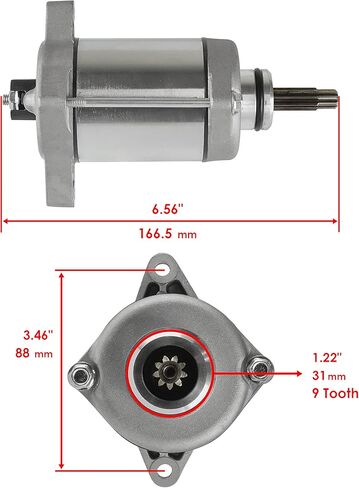 Caltric Starter Compatible with Honda Trx500 Fm5 Trx500Fm6 Trx500Fm7 Foreman Rubicon 500 2015-2019 in Saudi Arabia