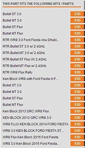 HPI BULLET3.0 MT ST KEN Block WR8 FLUX UPGRADE PARTS Aluminy knuckle knuckle ARM-1PR for 101208 Orange in Saudi Arabia