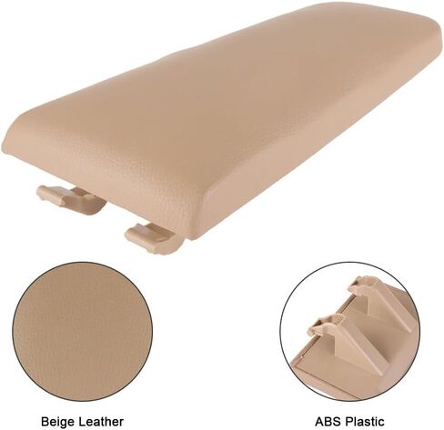 Beige Center Console Lid Armrest Kit Replacement fit for VW for Beetle 99-10 for Golf 99-05 for Jetta 99-05 for Passat 99-05 in Saudi Arabia