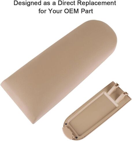 Beige Center Console Lid Armrest Kit Replacement fit for VW for Beetle 99-10 for Golf 99-05 for Jetta 99-05 for Passat 99-05 in Saudi Arabia