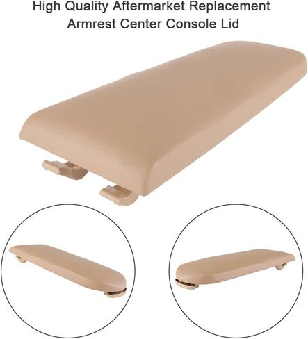 Beige Center Console Lid Armrest Kit Replacement fit for VW for Beetle 99-10 for Golf 99-05 for Jetta 99-05 for Passat 99-05 in Saudi Arabia