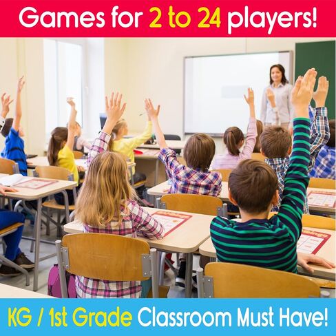 Sight Word Bingo Game Level 3 & 4 - Learn to Read Vocabulary for 1st 2nd 3rd Grade Kids - Dolch's Fry's Site Words Reading Game in Kuwait