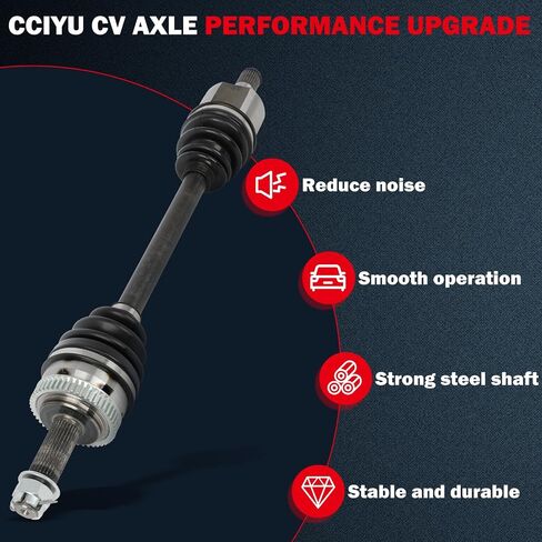 cciyu 66-3504 CV Axle Shaft Assembly Fit 2005-2009 for Hyundai Tucson 2.0L,2005-2009 for Hyundai Tucson 2.7L,2005-2010 for Kia Sportage 2.0L,2005-2010 for Kia Sportage 2.7L Front Left Drive Side FWD in Saudi Arabia
