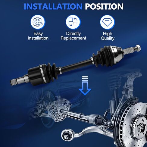 Maxfavor CV Axle Pront Pront For For Ford Focus 2000-2010 CV Axle ZTS LX SES Auto Trans 2.0L 2.3L L4 ، CV Axle Commins Assegbly Assegbly Left Driver Side Side in Saudi Arabia