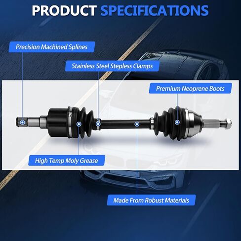 Maxfavor CV Axle Pront Pront For For Ford Focus 2000-2010 CV Axle ZTS LX SES Auto Trans 2.0L 2.3L L4 ، CV Axle Commins Assegbly Assegbly Left Driver Side Side in Saudi Arabia