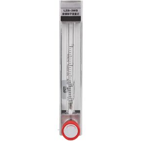 LZB-4WB Glass Tube Flow Meter Rotameter for Gas Liquid Air Water Oxygen Nitrogen Adjustable(0.3-3L-min) in Kuwait