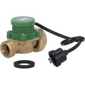 HT200 أنثى الذكور الخيط G3/4 وحدة تحكم الضغط الإلكترونية الكامل قاعة النحاس هوم دش المياه مفتاح استشعار تدفق مضخة المياه (HT-200 26mm-20mm) in Kuwait