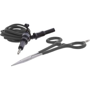 Jeweler's Basics - Straight Nose 6.25" Grounded Hemostats for Micro Welding (Black Handles) in Saudi Arabia