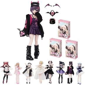 1/12 BJD Blind Box,Kawaii BJD Eve Lynna Series 1/12 Ball Jointed Doll Collectable Action Figure Posable Dress Up Doll for Girls Birthday Party Gift Toys in Kuwait