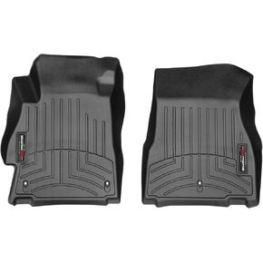 WeatherTech Custom Fit FloorLiners for Nissan Versa - 1st Row (4415821), Black in Saudi Arabia
