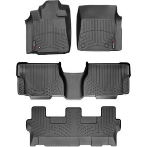 Weathertech مخصص FIRELLONERS ل Toyota Sequoia-مجموعة كاملة (4427771-44093-4-6) ، أسود in Kuwait