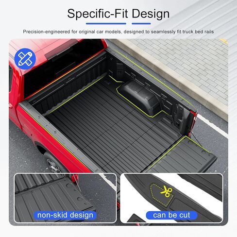 5.8FT Truck Bed Rail Cap Compatible with 2019-2025 Chevy Silverado GMC Sierra 1500 Bed Rail Covers Protector Replacement for 2019-2025 Chevy Silverado 1500 Accessories in Kuwait