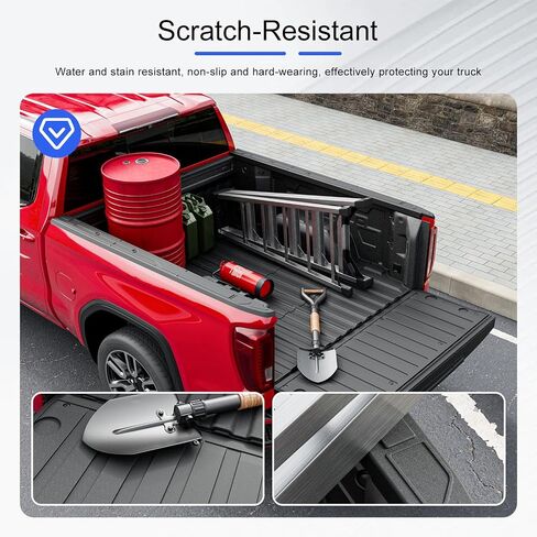 5.8FT Truck Bed Rail Cap Compatible with 2019-2025 Chevy Silverado GMC Sierra 1500 Bed Rail Covers Protector Replacement for 2019-2025 Chevy Silverado 1500 Accessories in Kuwait