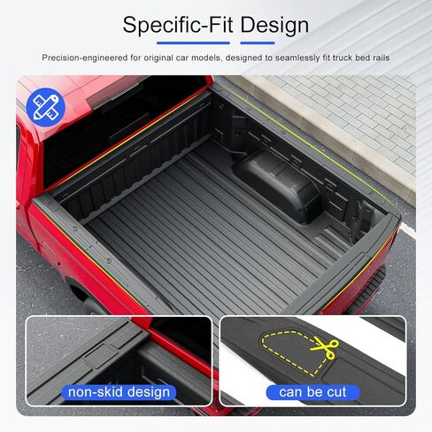 5.8FT Truck Bed Rail Cap Compatible with 2019-2025 Chevy Silverado GMC Sierra 1500 Bed Rail Covers Protector Replacement for 2019-2025 Chevy Silverado 1500 Accessories in Kuwait