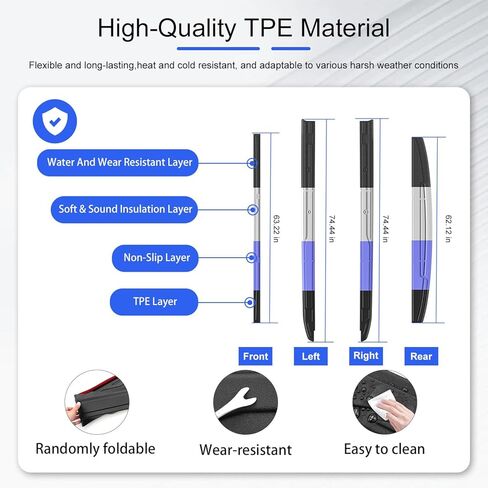 5.8FT Truck Bed Rail Cap Compatible with 2019-2025 Chevy Silverado GMC Sierra 1500 Bed Rail Covers Protector Replacement for 2019-2025 Chevy Silverado 1500 Accessories in Kuwait