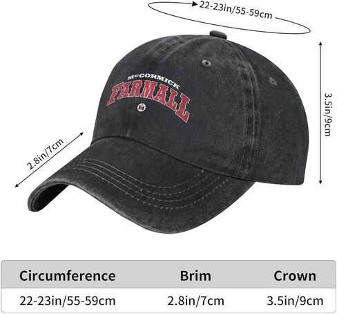Farmall Western Sandwich Cap Unisex Classic Baseball Capunisex Adjustable Casquette Dad Hat Natural in Saudi Arabia