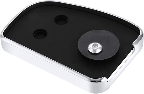 Large Brake Pedal Pad Fit For Harley Airflow Style Dyna Softail Touring Models (Chrome&Black) in Saudi Arabia