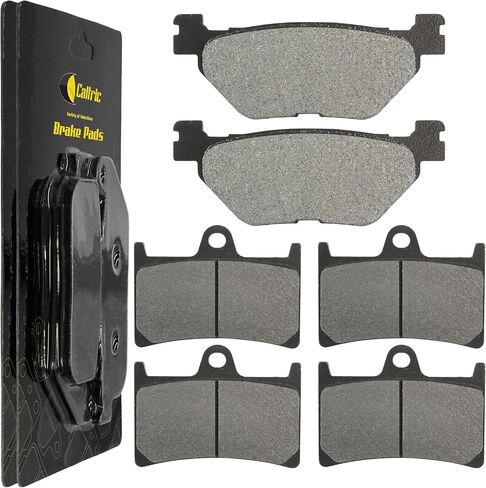 Caltric Front Rear Brake Pads Compatible with Yamaha Xv1900 Xv 1900 Xv19C Xv 19C Stratoliner 2006-2010 Front Rear Pads in Saudi Arabia