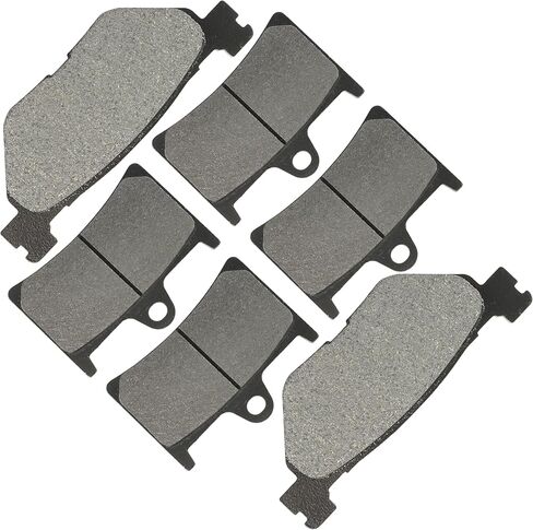 Caltric Front Rear Brake Pads Compatible with Yamaha Xv1900 Xv 1900 Xv19C Xv 19C Stratoliner 2006-2010 Front Rear Pads in Saudi Arabia