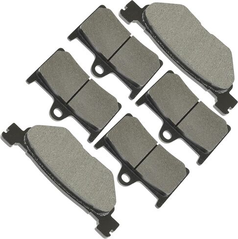 Caltric Front Rear Brake Pads Compatible with Yamaha Xv1900 Xv 1900 Xv19C Xv 19C Stratoliner 2006-2010 Front Rear Pads in Saudi Arabia